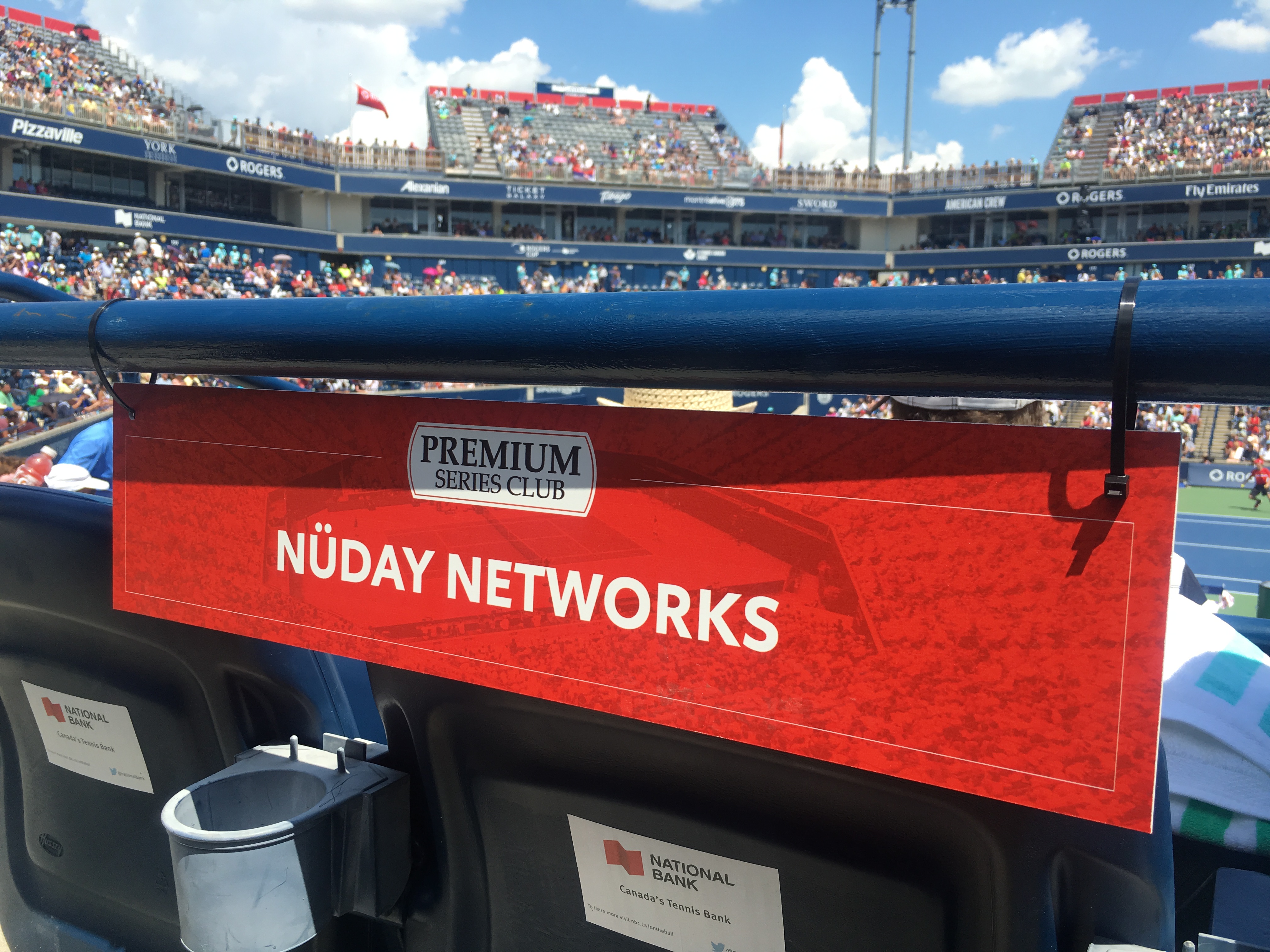 Nuday Supporting Rogers Cup 2016 !