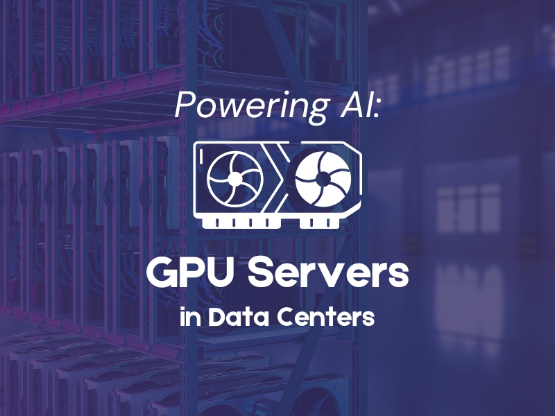 GPU Servers in Data Center Supporting AI and High-Performance Computing High-performance GPU servers installed in a modern data center for AI workloads